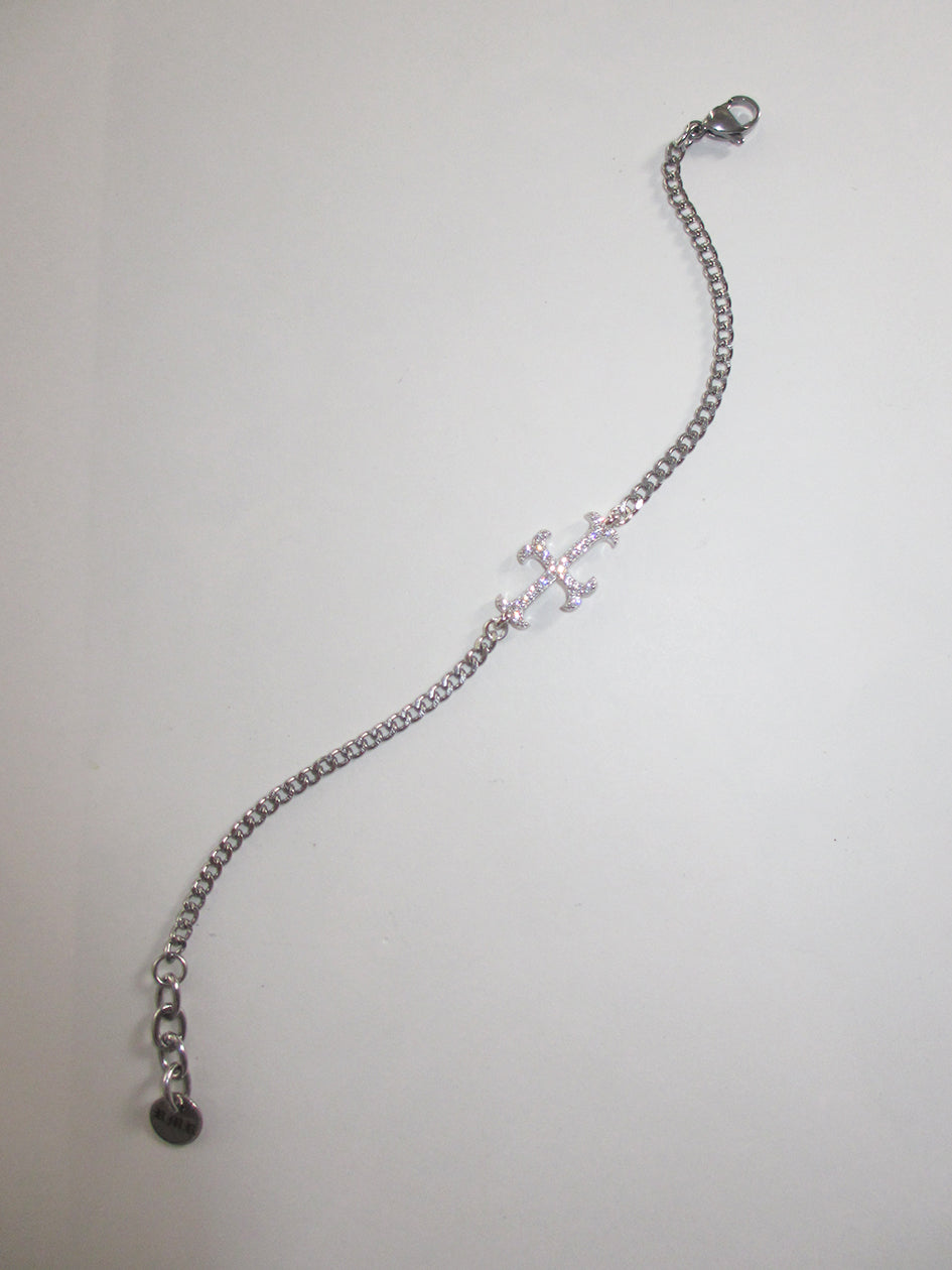 THE ADAMAS CROSS CHAIN BRACELET
