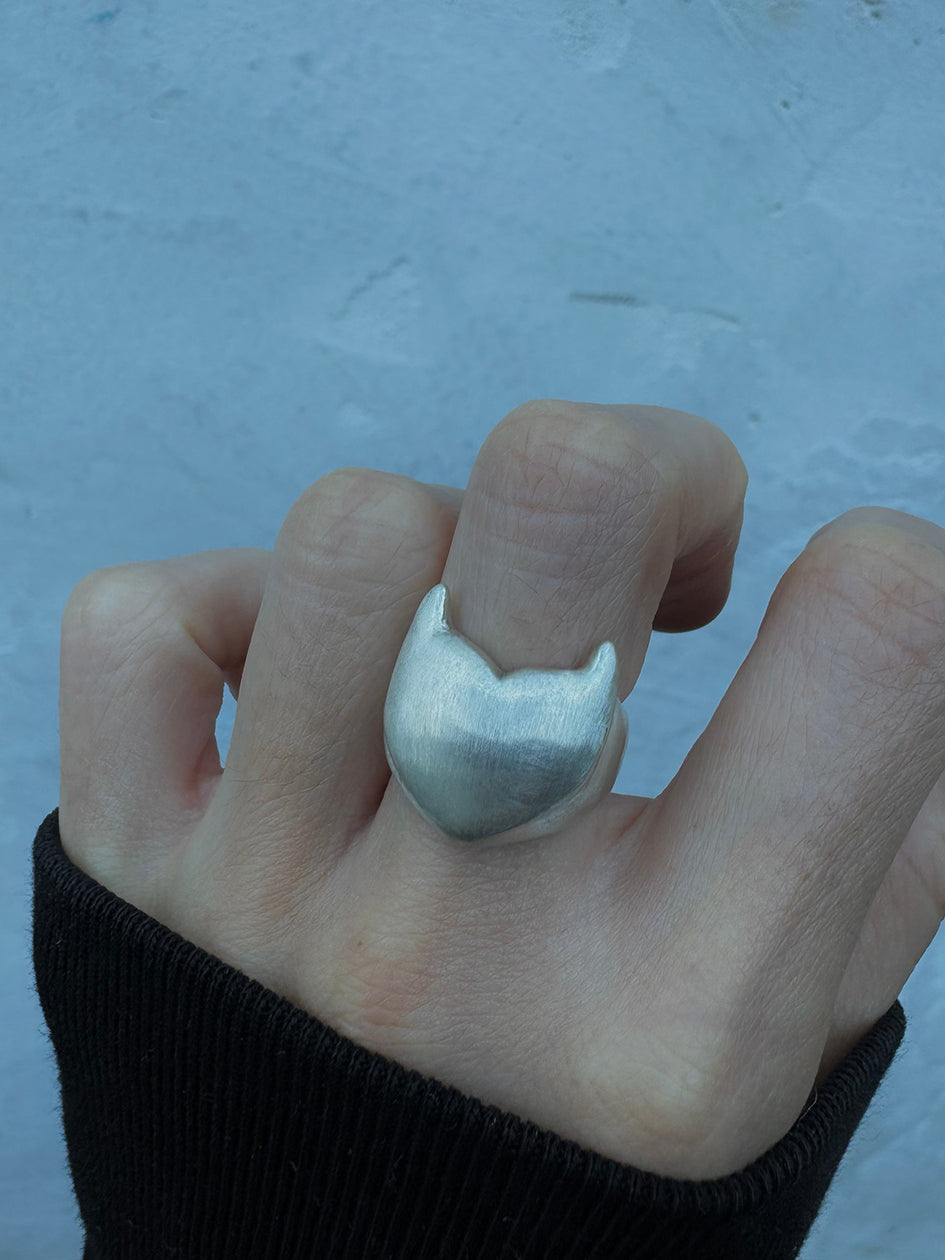 THE DEVIL HEART RING 925 sterling silver