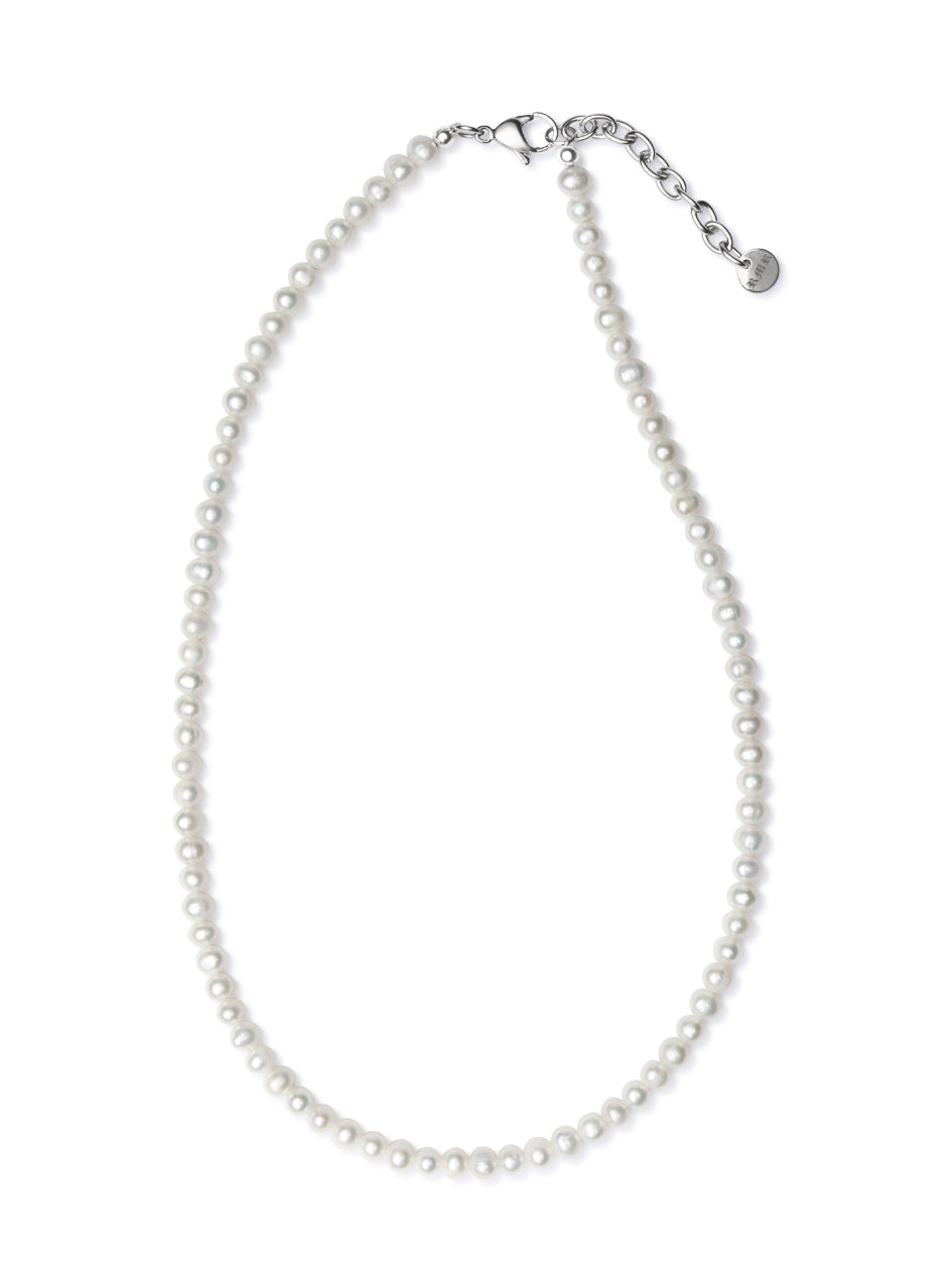 WHITE FRESHWATER PEARL NECKLACE 5-6MM