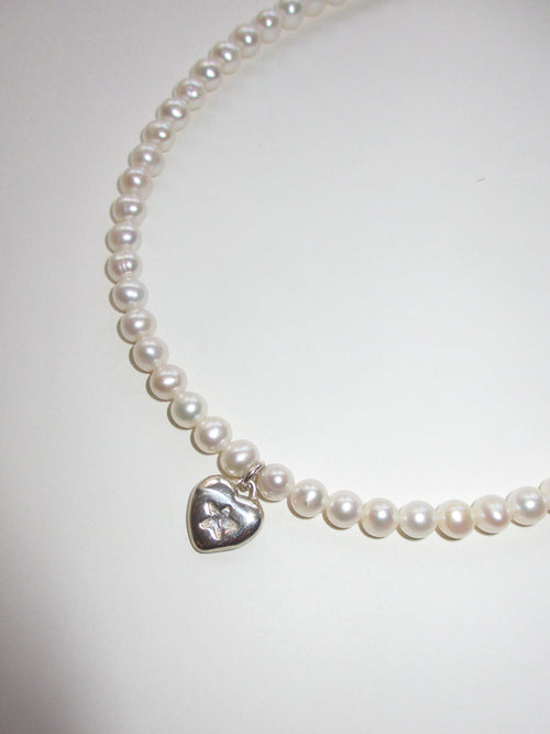 MINI STAR HEART PEARL CHOKER