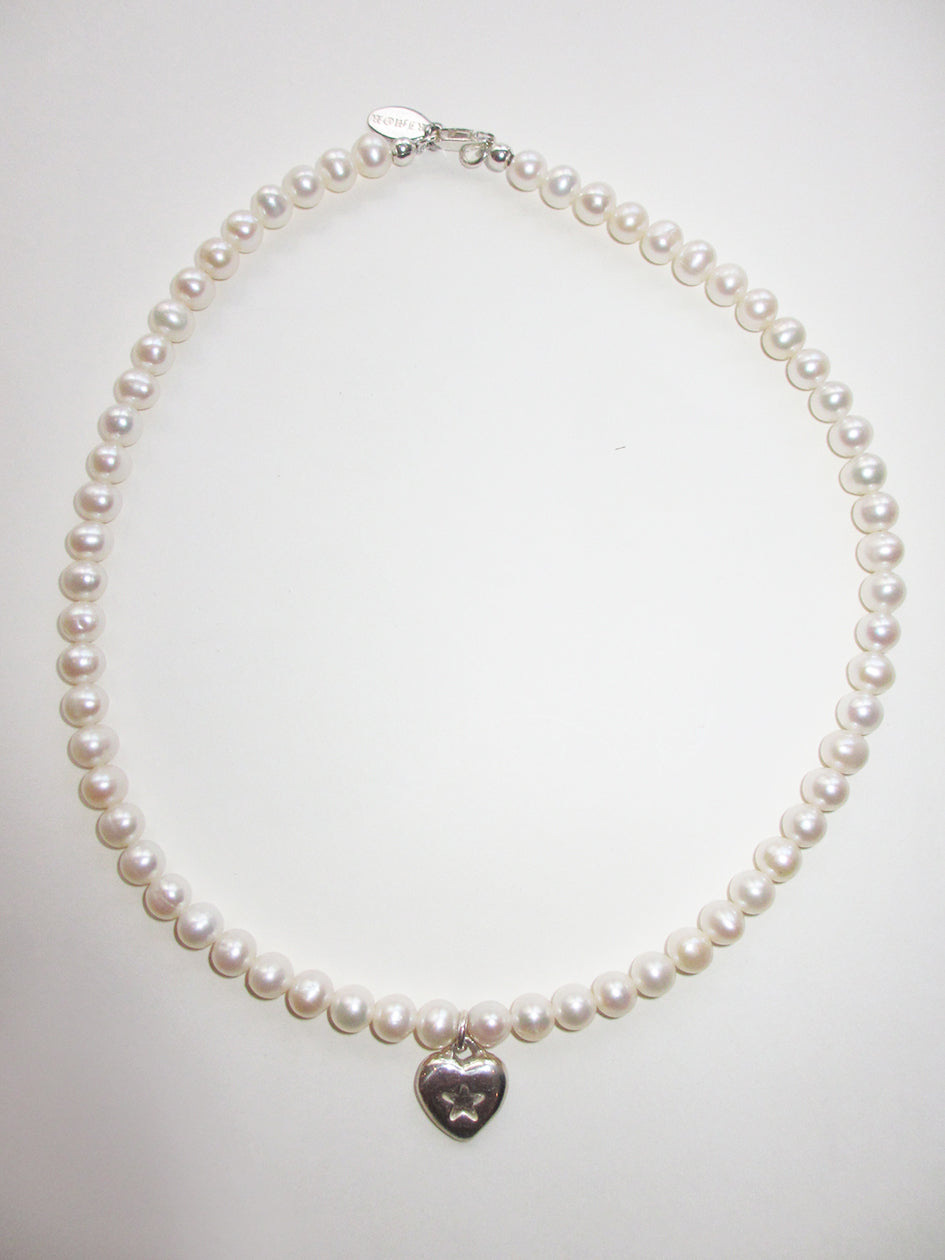 MINI STAR HEART PEARL CHOKER