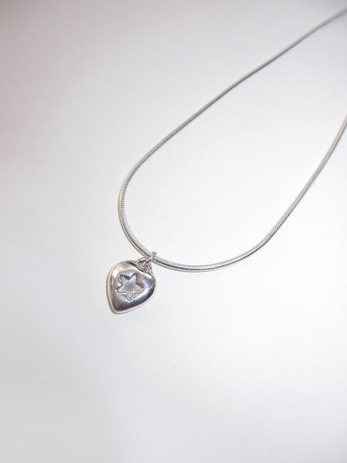 MINI STAR HEART SNAKE CHAIN 925 sterling silver