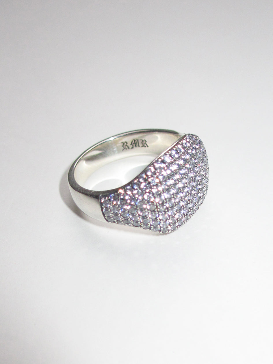 THE ICED OUT SIGNET RING
