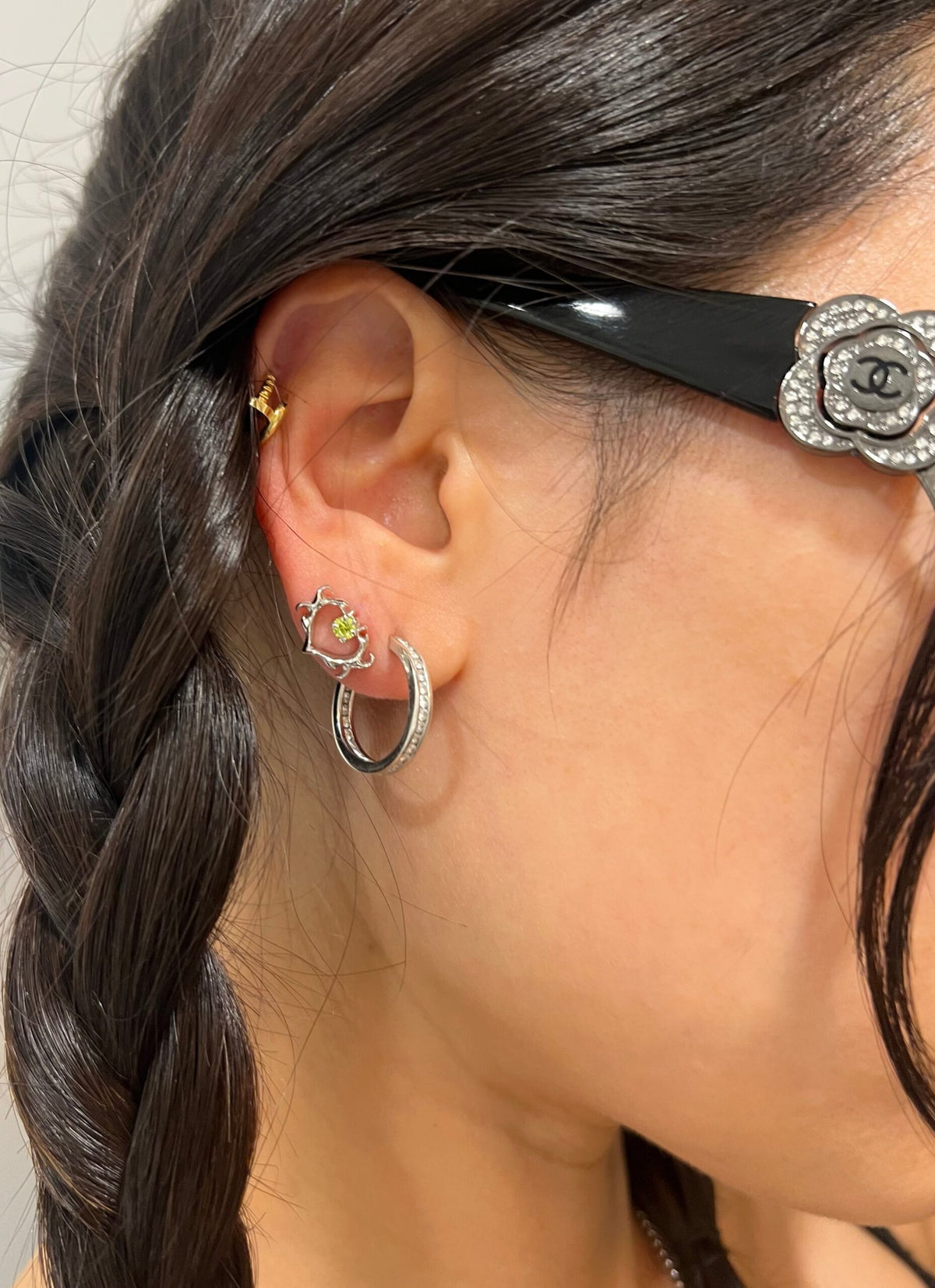 THE SELMA HEART STUDS 925 sterling silver