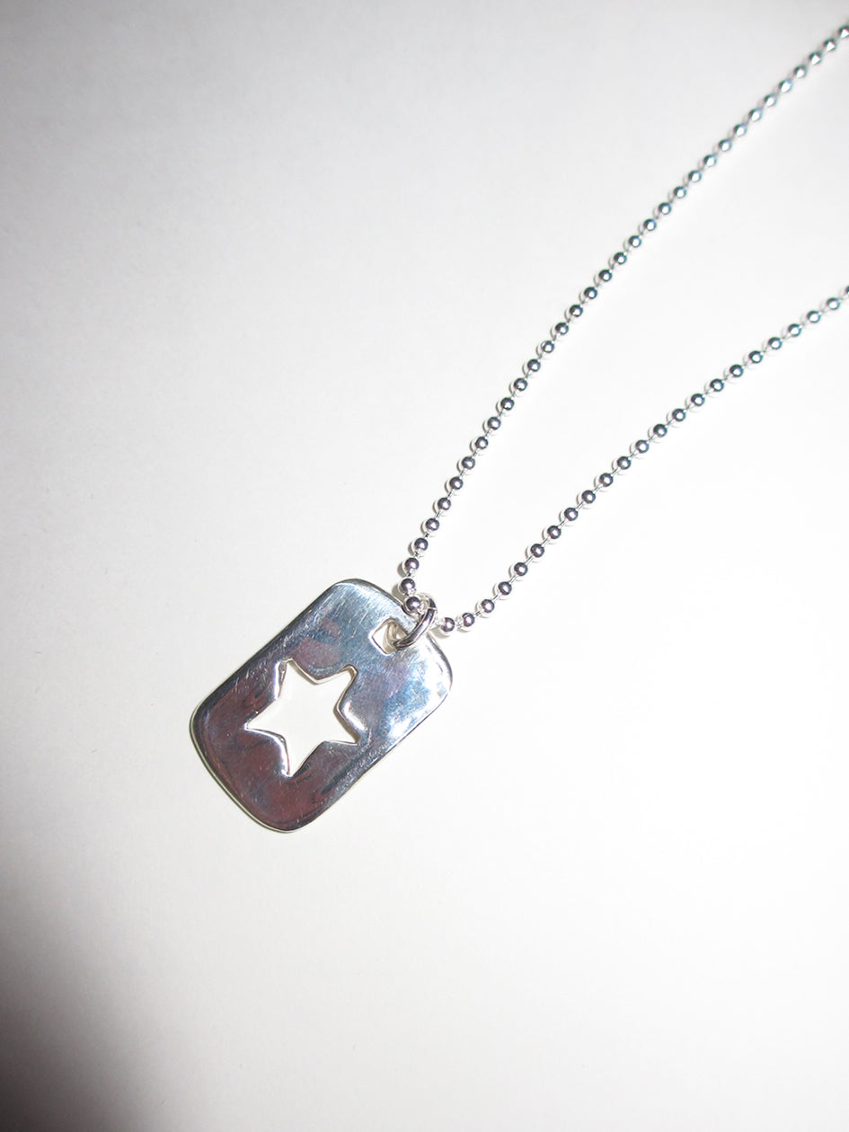 STAR TAG CHAIN 925 sterling silver