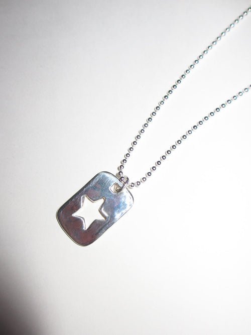 STAR TAG CHAIN 925 sterling silver