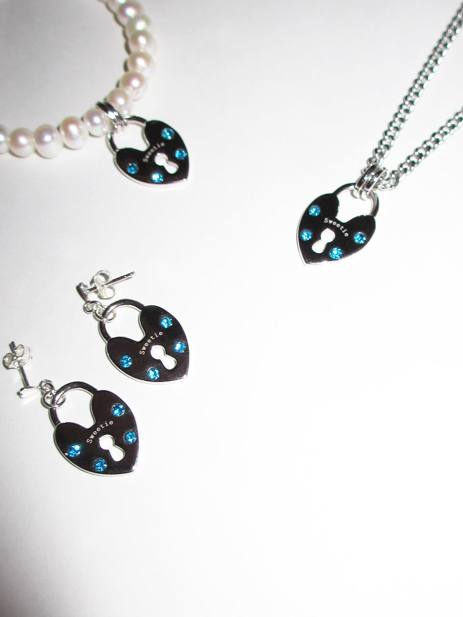 THE SWEETIE HEART EARRINGS 925 sterling silver