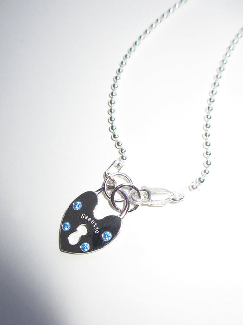 SWEETIE HEART BALL CHAIN 925 sterling silver