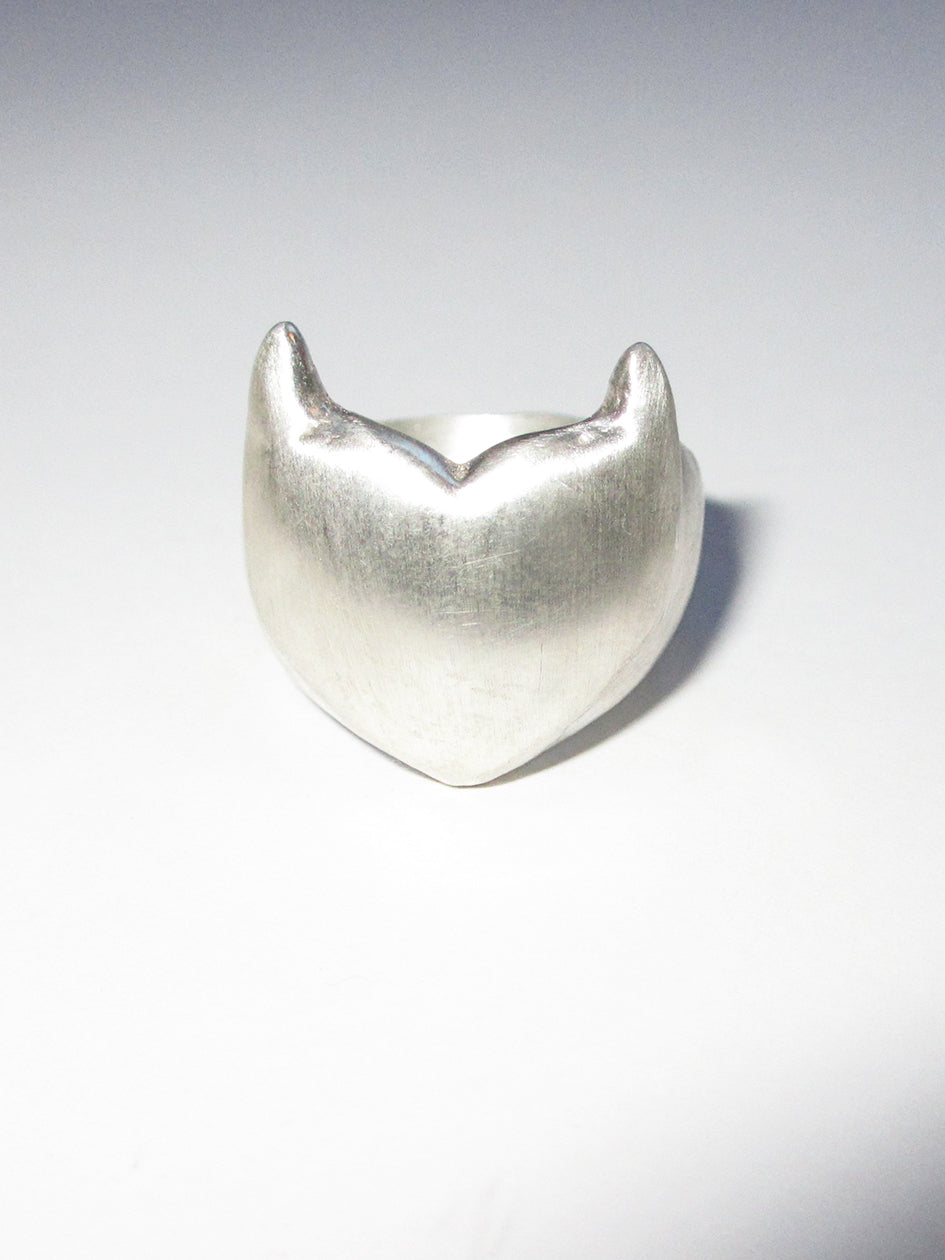 THE DEVIL HEART RING 925 sterling silver