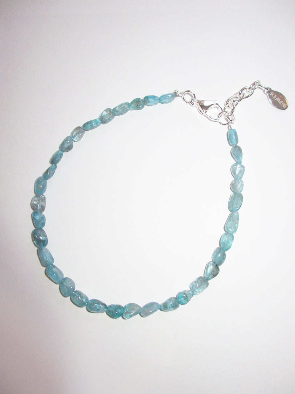 THE TURQUOISE BEADED ANKLET