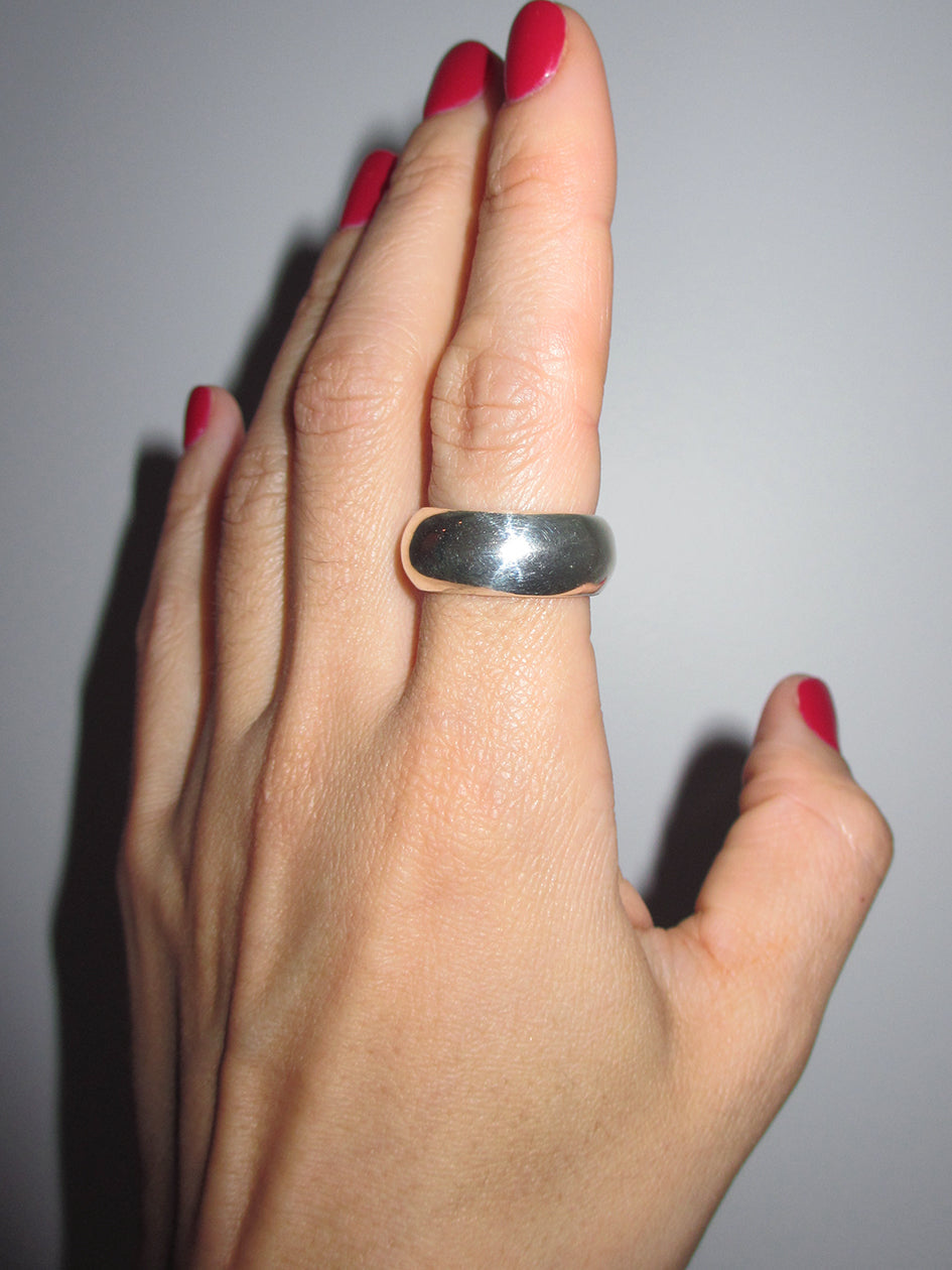 XL SILVER STACK RING 925 sterling silver