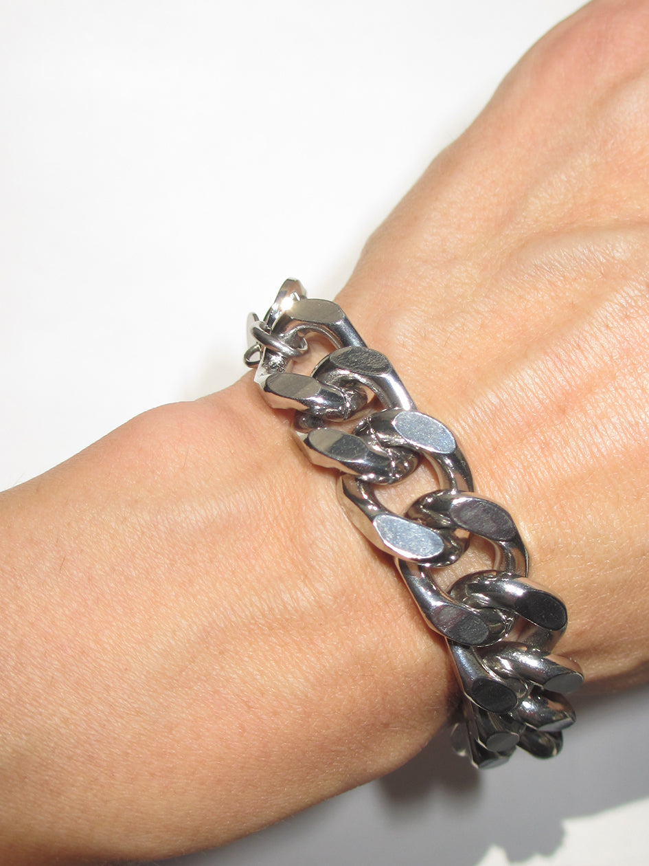 THE XL VINCULUM CHAIN BRACELET SILVER