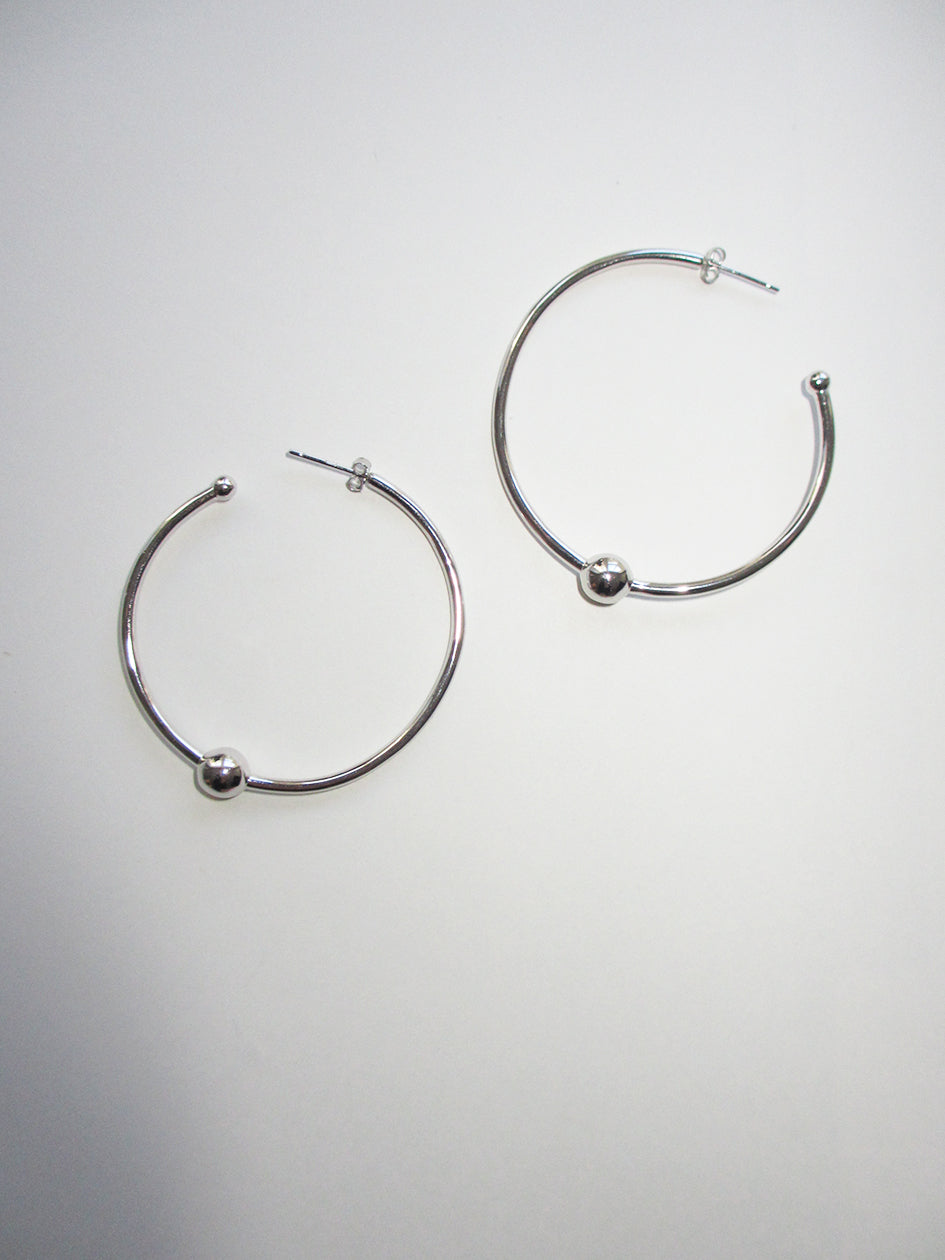 THE PIERCED XXL HOOPS 925 sterling silver